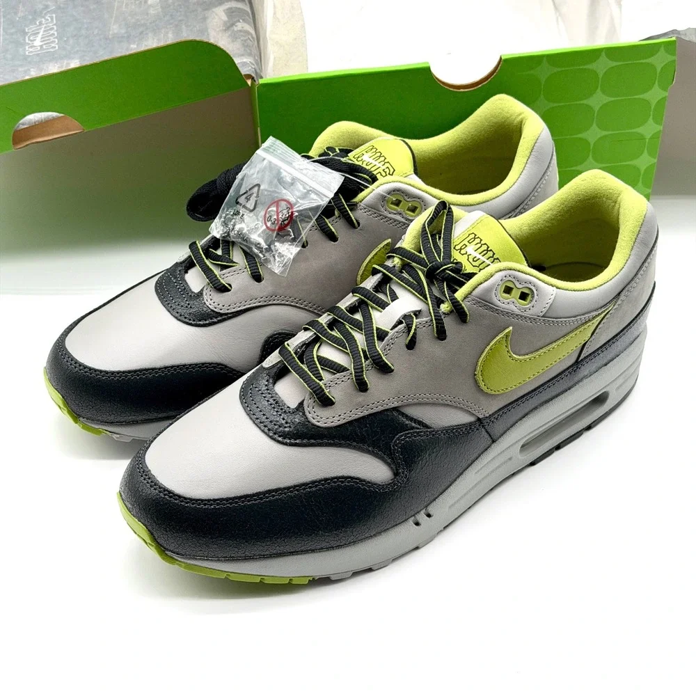 Nike Air Max 1 SP HUF Anthracite Pear Medium Grey HF3713-002 Mens 12 New